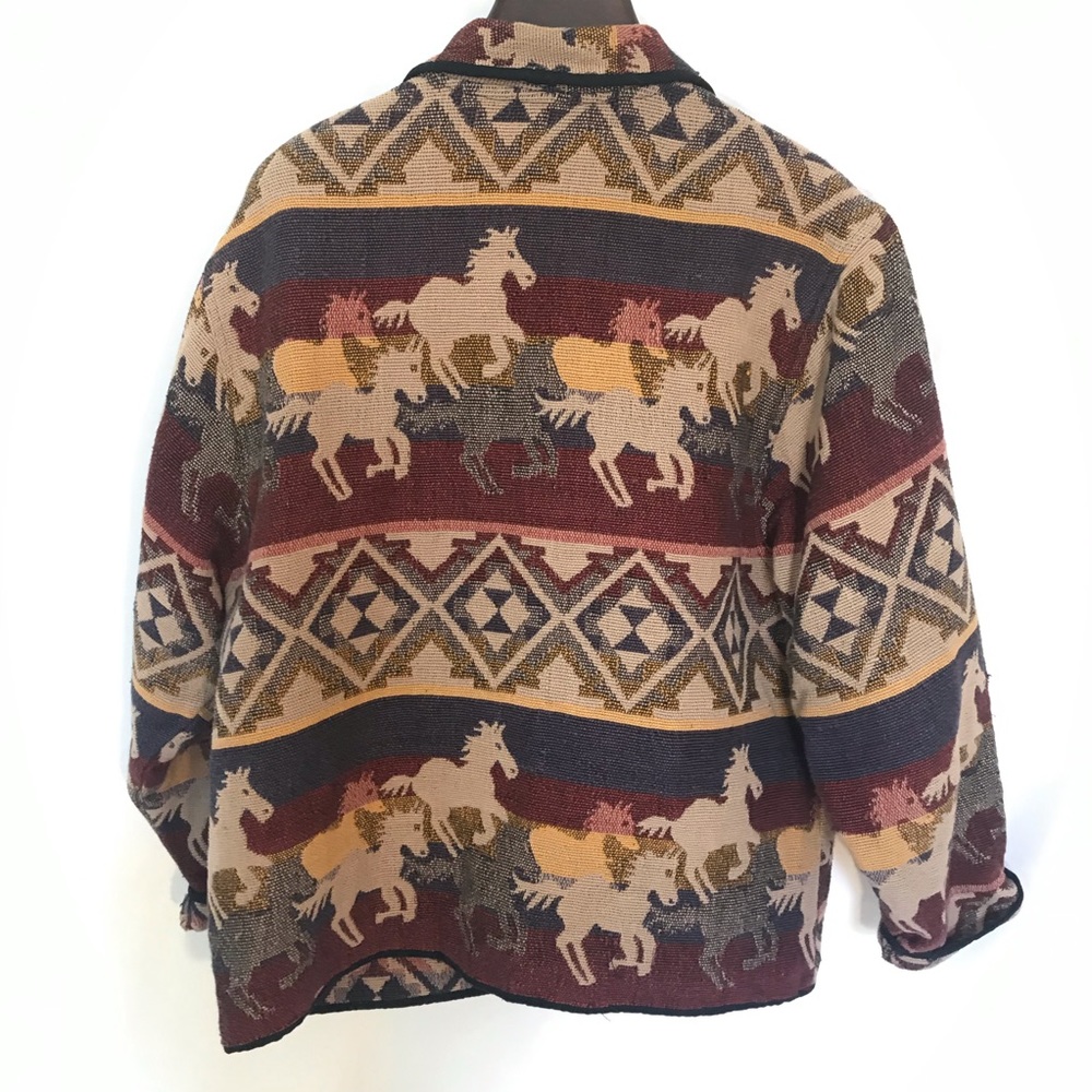 Vintage Jane Ashley Southwestern Tapestry Jacket - Picture 4 of 4